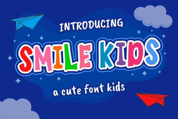 Smile Kids Display Font By Riki.studio