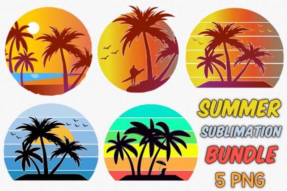 Summer Sublimation Bundle Graphic Crafts By Crafts_Store