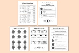 Editable 2024 Moon & Astrology Planner Graphic KDP Interiors By Shumaya 5
