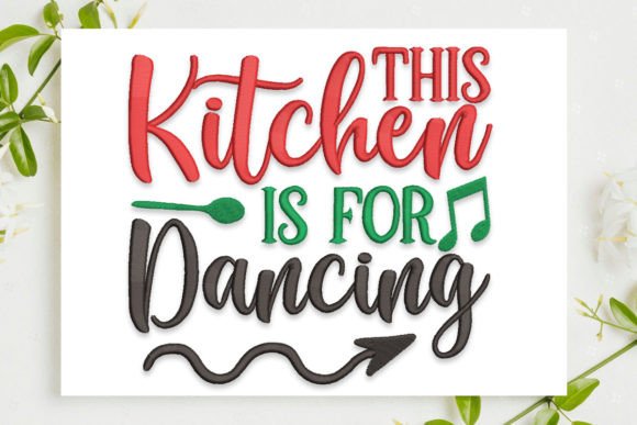 Kitchen Lovely Quote Kitchen & Cooking Embroidery Design By Alistudio