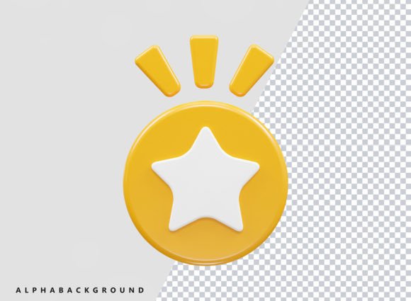 Star Icon 3d Vector Psd Eps Gráfico Iconos Por Clipmaster