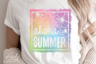 Aloha Summer T Shirt Design, Flower PNG Illustration Designs de T-shirts Par ArtsTitude 1