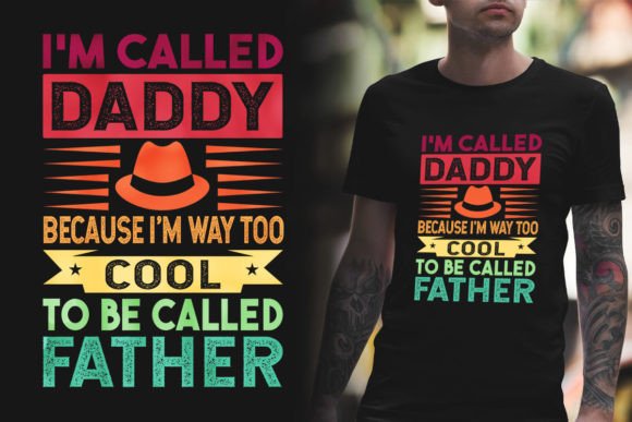 Father's Day T-Shirt Design Gráfico Ilustraciones Imprimibles Por nicetshirtdesigner16