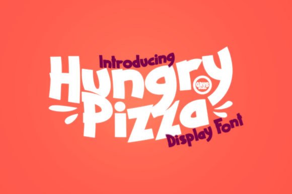 Hungry Pizza Display Font By febryan.satria1