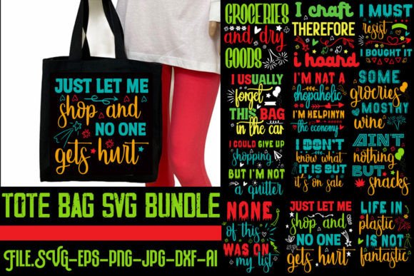 Tote Bag SVG Bundle,20 Designs Graphic Crafts By SimaCrafts