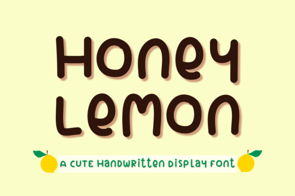 Honey Lemon Czcionki Skryptowe Czcionka Przez AquariiD