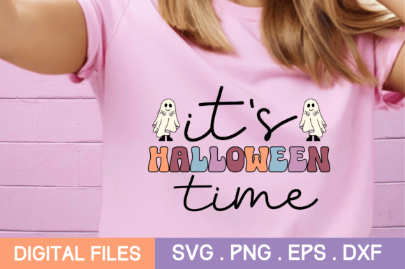It's Halloween Time Svg,halloween Svg Graphic T-shirt Designs By CraftSVG