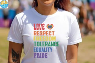 LGBTQ Pride SVG Bundle Gay Pride Awarene Graphic T-shirt Designs By Atelier Design 6