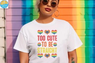 LGBTQ Pride SVG Bundle Gay Pride Awarene Graphic T-shirt Designs By Atelier Design 8