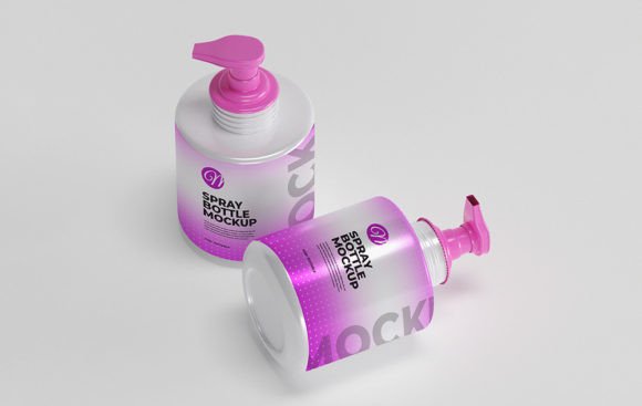 Spray Bottle Mockup Graphic Product Mockups By sujhonsharma