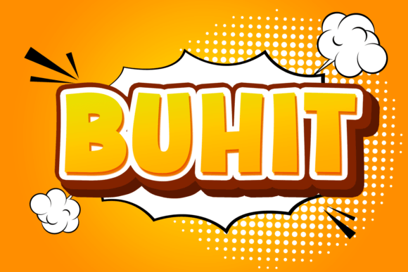 Buhit Display Font By Creative Fabrica Fonts