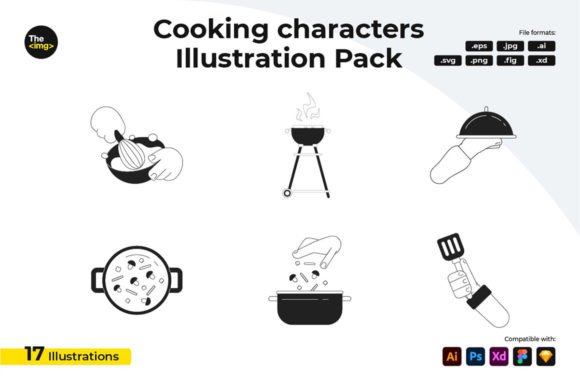 Food Preparation Graphic Illustrations By TheImg