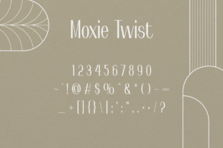 Moxie Twist Font Sans Serif Font Di HipFonts 6