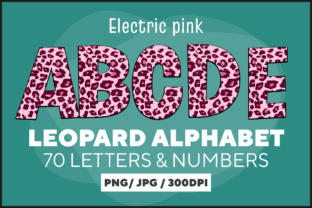 Electric Pink Leopard Сlipart Grafica Creazioni Di fromporto 1