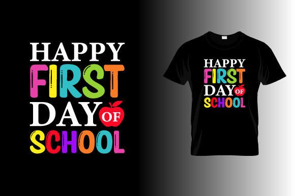 Back to School T-shirt Design Graphic Crafts By Kanij T-Designer