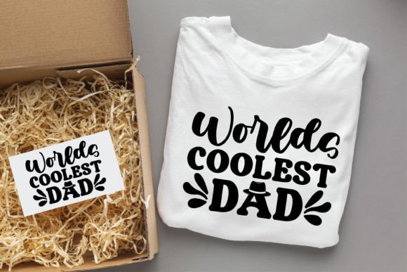 Worlds Coolest Dad/Dad SVG Graphic Print Templates By svgdesignsstore07