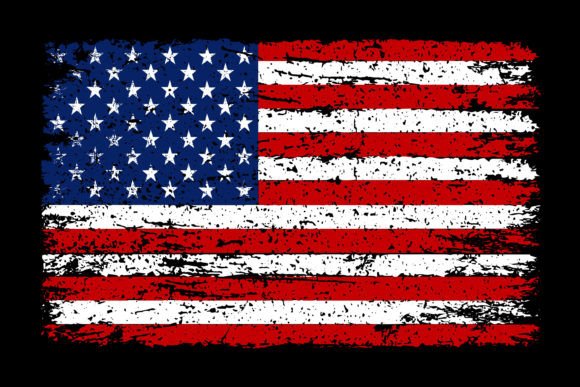 American Distressed Flag Design Gráfico Diseños de Camisetas Por teestore