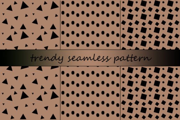 Trendy Seamless Paatern Graphic Patterns By Mena design