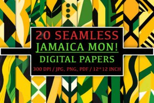 20 Seamless Jamaica-inspired Patterns Graphic Patterns By NordicDesign 1