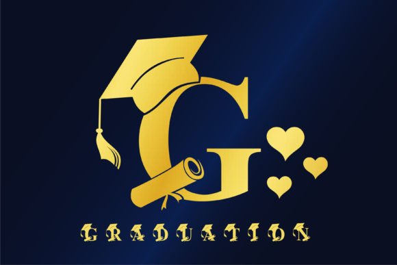 Graduation Monogram Decorative Font By susecreative