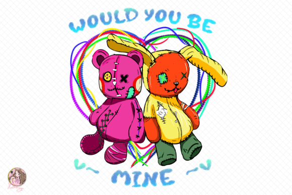 Would You Be Mine|Bear Doll Png Graphic Crafts By Hello Magic