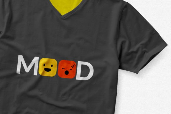 Mood- Emoji T Shirt Design Svg Free Jpg Graphic T-shirt Designs By Design me