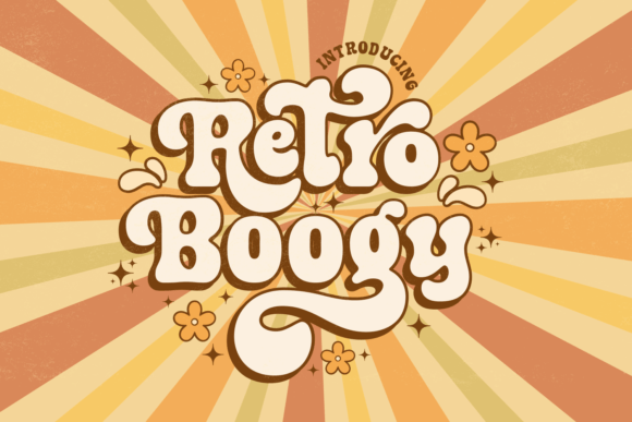 Retro Boogy Font Display Font Di Dani (7NTypes)