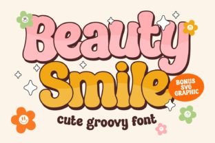 Beauty Smile Display Font By Keithzo (7NTypes) 1