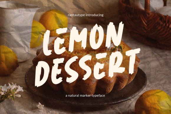 Lemon Dessert Script & Handwritten Font By RantauType