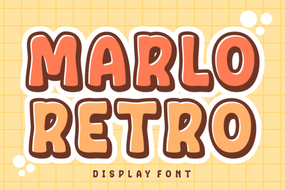 Marlo Retro Display Font By Faris (7NTypes)