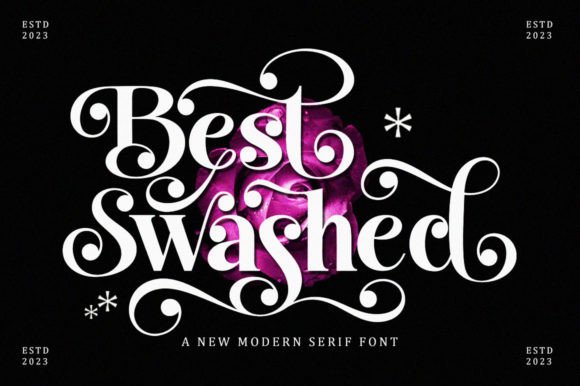 Best Swashed Serif Font By Mastertype