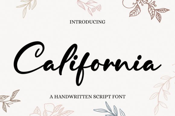 California Script & Handwritten Font By Nirmala Creative