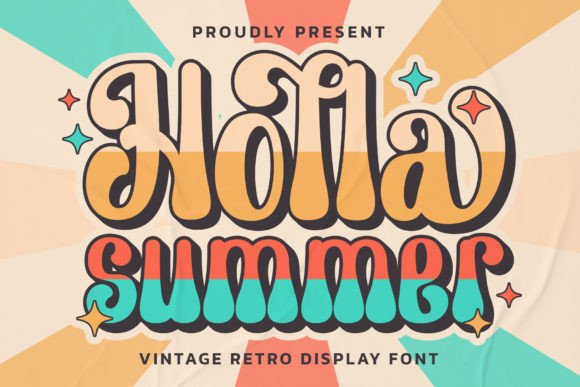 Holla Summer Display Font By Hoperative Design