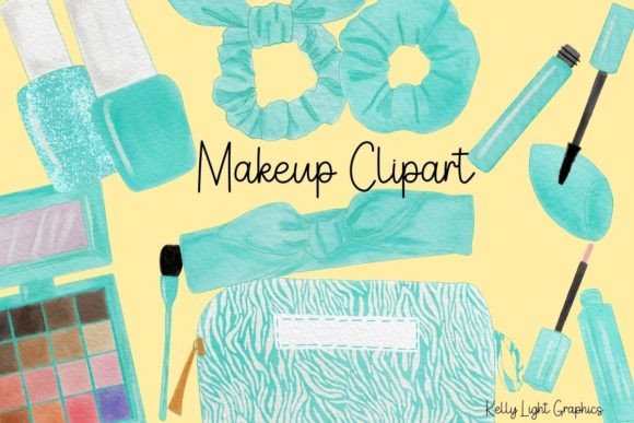 Makeup Clipart Graphic Illustrations By Kelly Light Graphics