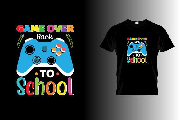 Back to School T-shirt Design Graphic Crafts By Kanij T-Designer