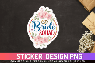 Bride Squad Sticker Design Gráfico Manualidades Por Regulrcrative 1