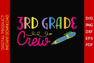 Grade Crew Back to School SVG Bundle Graphic Crafts By Creative Design 10