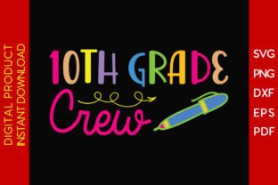 Grade Crew Back to School SVG Bundle Graphic Crafts By Creative Design 3
