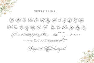 Newly Bridal Script & Handwritten Font By a piece of cake 9