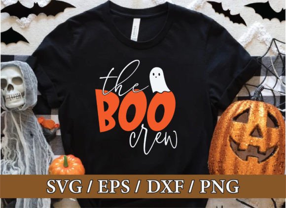 The Boo Crew, Halloween Svg Bundle Graphic T-shirt Designs By Nigel Store