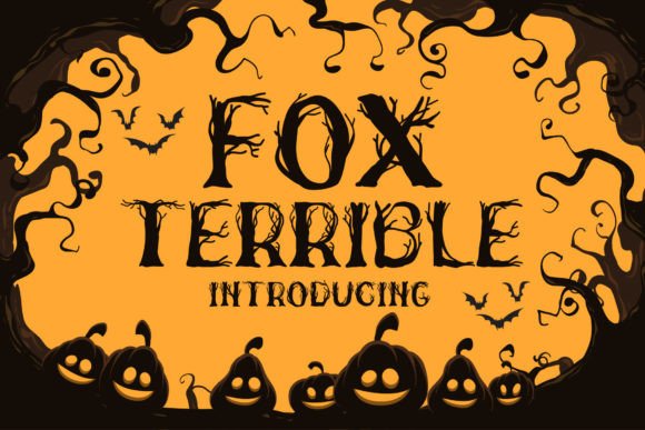 Fox Terrible Dekorative Schriftarten Schriftart Von Fox7