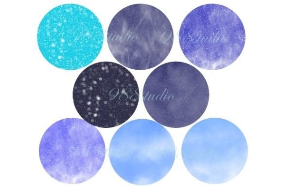 Blue Round Sky Snow Smoke Clouds Png Graphic Textures By 988 studio Jay