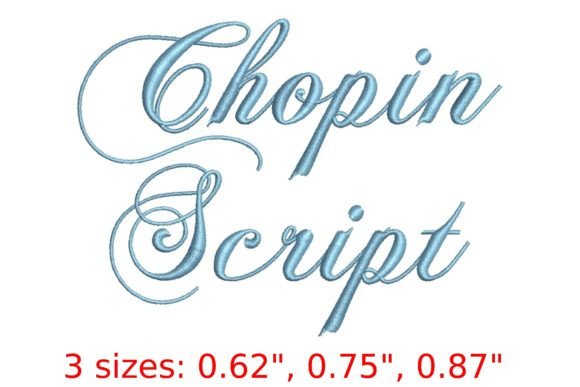 Chopin Script Embroidery Font Back to School Embroidery Design By Digitizingwithlove