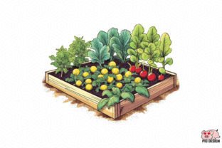 Gardening Sets Sublimation Clipart Gráfico Ilustraciones Imprimibles Por PIG.design 9