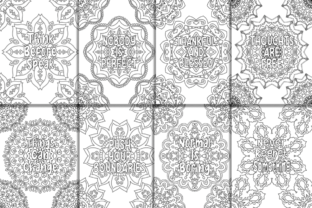 Motivational Quote Mandala Coloring Page Graphic Coloring Pages & Books Kids By Ahmed Sherif 3