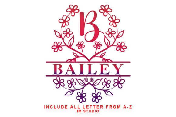 Bailey Monogram Decorative Font By IM Studio