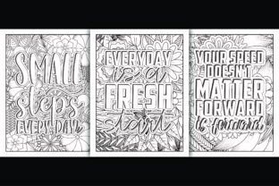 100+ Motivational Quotes Coloring Book Graphic Coloring Pages & Books Adults By Design Creator Press 5