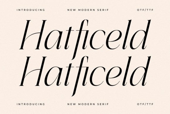Hatficeld Serif Font By Storytype Studio
