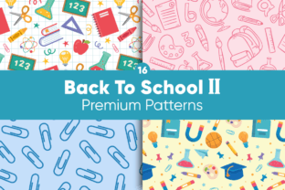 Back to School Digital Papers Patterns Graphic Patterns By OussMania 3