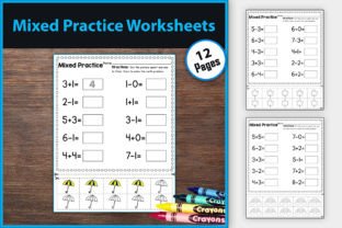Mixed Addition & Subtraction Worksheets Graphic Teaching Materials By TheStudyKits 1
